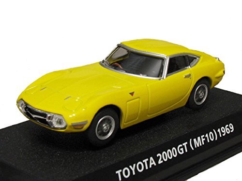 【中古】 コナミ 1/64 絶版名車コレクション Vol 6 トヨタ 2000GT 後期 型式MF10 1969 黄色_画像1