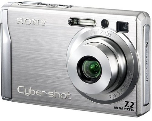 【中古】 ソニー SONY デジタルカメラ サイバーショット W80 シルバー_画像1