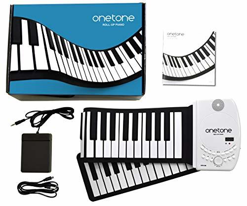 【中古】 ONETONE ワントーン ロールピアノ 88鍵盤 スピーカー内蔵 充電池駆動 トランスポーズ機能 MIDI対