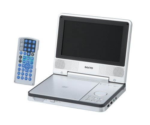 【中古】 SANYO ムービッシュ 7型液晶ポータブルDVDプレーヤー DVD-HP171-S