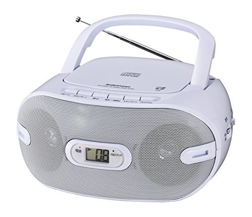 【中古】 オーム電機 Audio Comm CDラジオ871Z RCR-871Z ホワイト