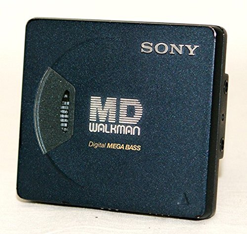 【中古】 SONY ソニー MZ-E55 ミッドナイトブルー ポータブルMDプレーヤー MDLP非対応 MD再生専用機