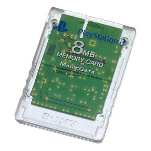 【中古】 PlayStation 2 専用メモリーカード 8MB クリスタル_画像1