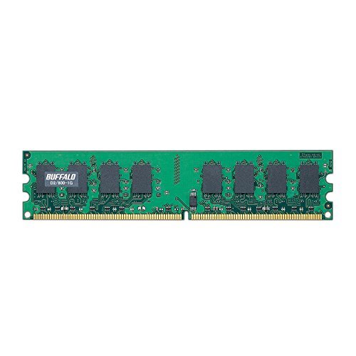 【中古】 BUFFALO バッファロー D2/800-1G DDR2 SDRAM 800M 240pin DIMM