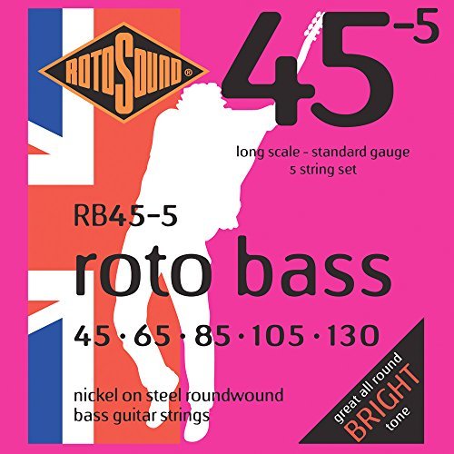 【中古】 ROTOSOUND ロトサウンド ROT-RB45 5 45-130 5弦用ベース弦