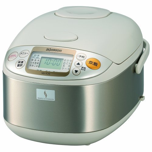 【中古】 ZOJIRUSHI 象印 炊飯器 マイコン式 5.5合 ステンレス NS-TC10-XA_画像1