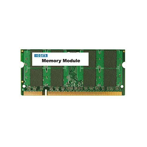 【中古】 I-O DATA 増設メモリ PC2-4200 (DDR2-533) ノートパソコン用/SDX533-512M_画像1