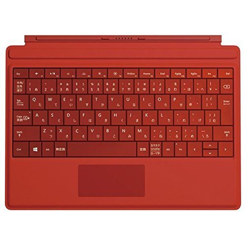 【中古】 マイクロソフト Surface 3 Type Cover ブライトレッド A7Z-00070_画像1