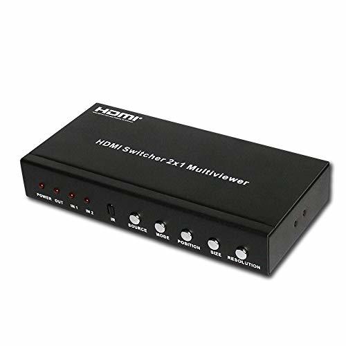 【中古】 DAIAD HDMI PIP 2画面分割 切替器 2入力 1出力 ワイプ表示 ピクチャインピクチャ_画像1