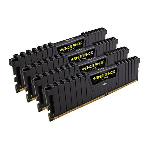 【中古】 CORSAIR DDR4 メモリモジュール VENGEANCE LPX シリーズ 16GB×4枚キット CMK