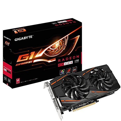 注目の 【中古】 GIGABYTE ビデオカード AMD RADEON RX480 GV-RX480G1