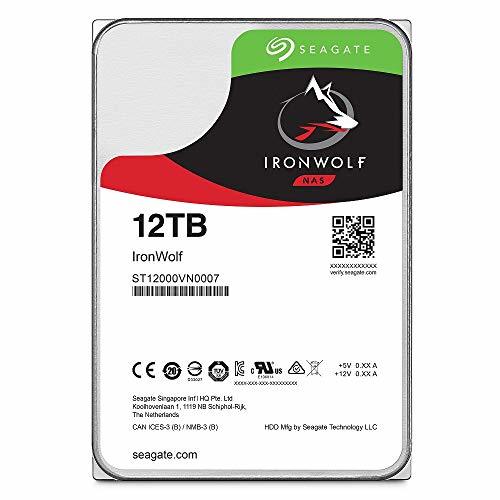 逸品】 内蔵ハードディスク 12TB 3.5 IronWolf Seagate 【中古】 HDD 2