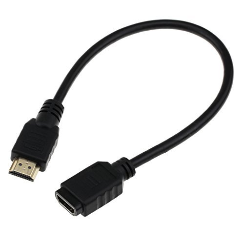 [ б/у ] Turnwin HDMI удлинение кабель fire -TV палочка . соответствует позолоченный 30CM ( модель A мужской -