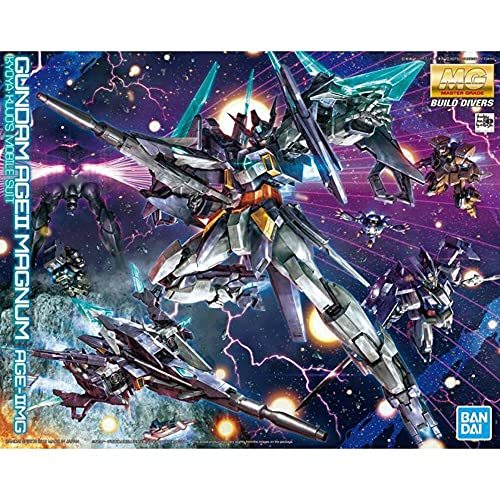 【中古】 MG ガンダムビルドダイバーズ ガンダムAGEIIマグナム 1/100スケール 色分け済みプラモデル_画像1