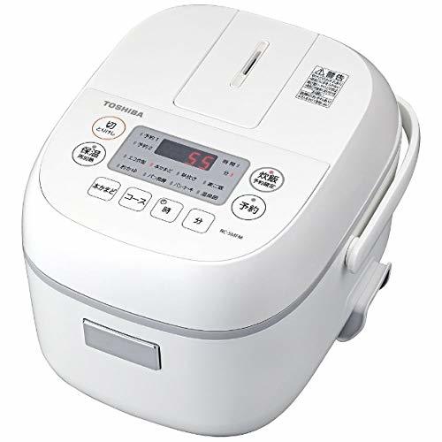 【中古】 東芝 マイコンジャー炊飯器 (3合炊き) ホワイトTOSHIBA RC-5MFM-W