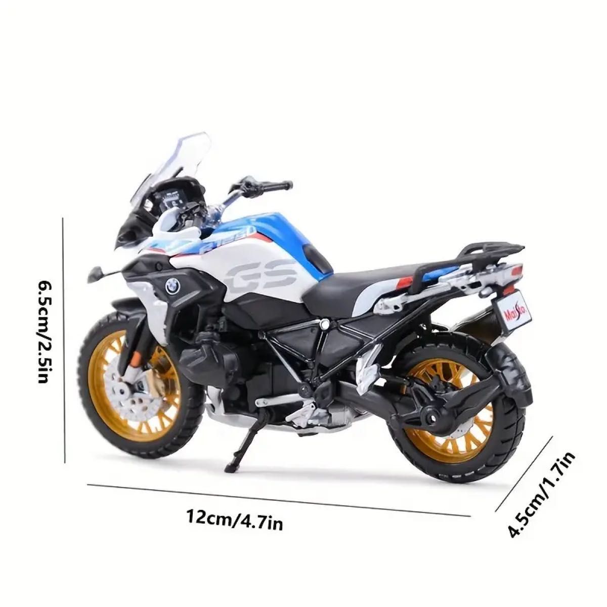 1:18 BMW R1250 GS 静的ダイキャスト車グッズ趣味オートバイモデル