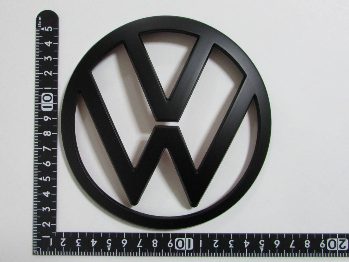 VW フォルクスワーゲン ゴルフ8 フロントエンブレム カバー マットブラック 艶消し 被せタイプ MK8 GTI_画像6