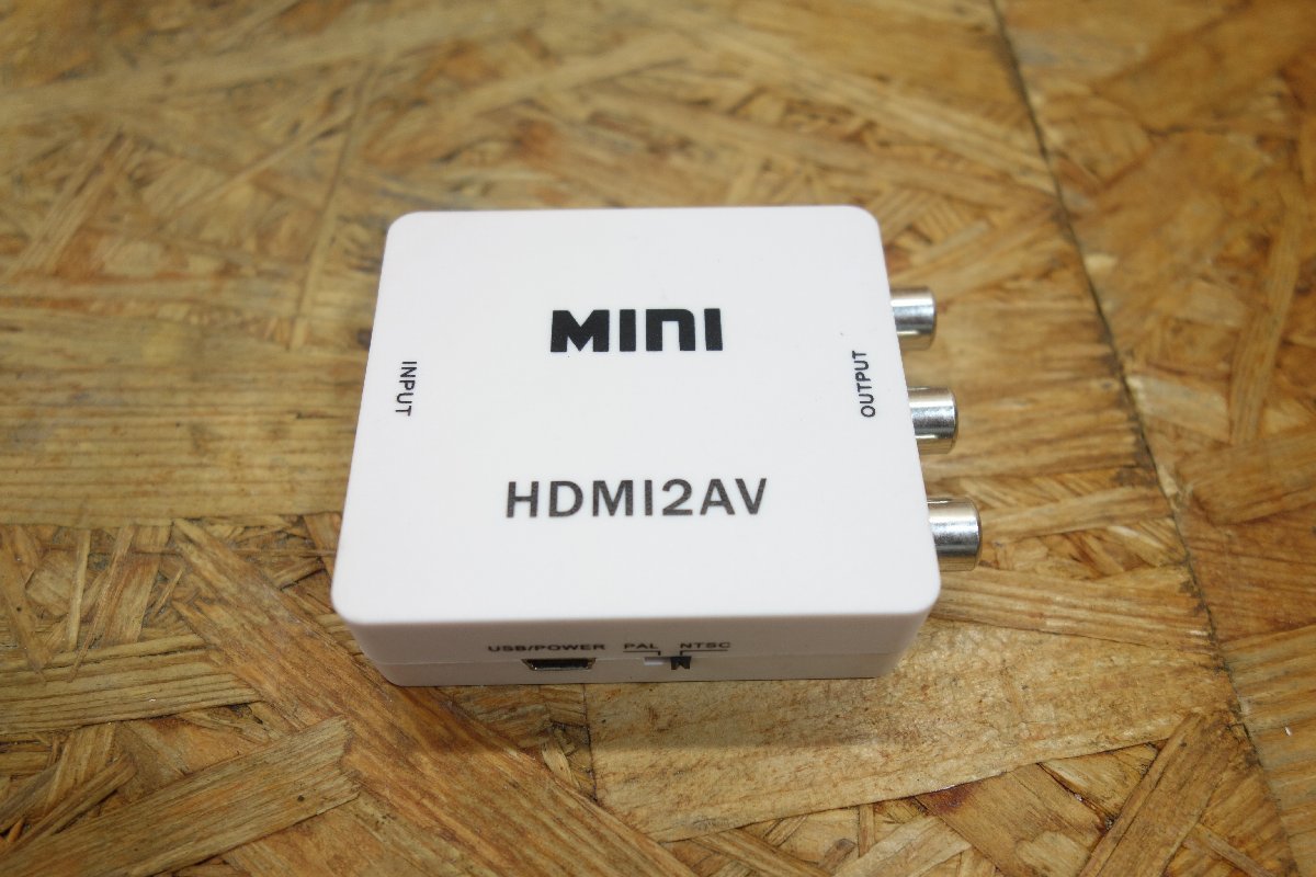 ◎AV2HDMI コンバーター RCA to HDMI 変換コネクター コンポジット 2個セット 現状品◎【Z496】_画像1