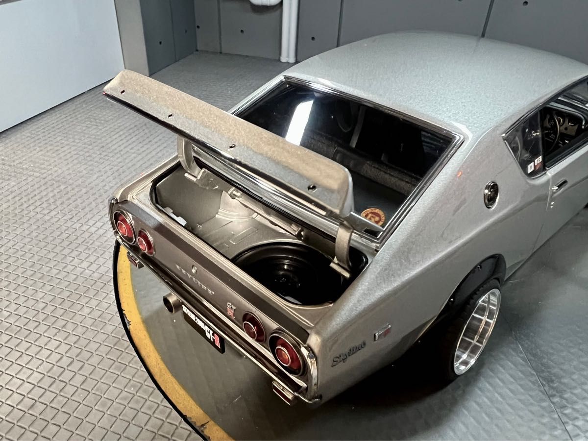 最終価格 京商 1/18 ケンメリGT-R 改 シルバー KPGC110 最終価格 京商 1/18 ケンメリGT-R 改 シルバー KPGC110