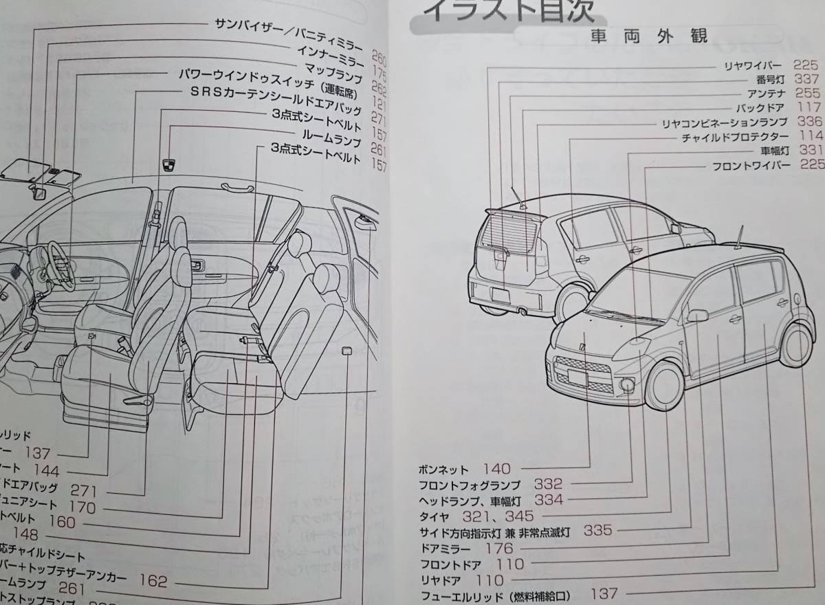 【即決300円】トヨタ 10系　 パッソ　PASSO 取扱書 2006年　送料185円_画像6