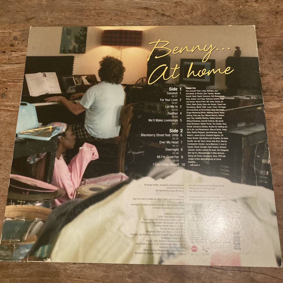 BENNY SINGS / Benny At Home (LP) レコード_画像2