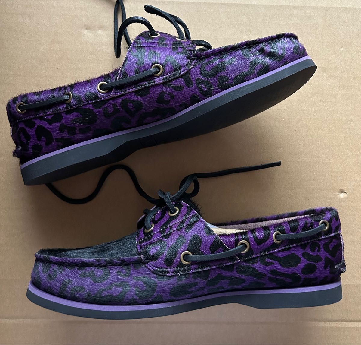 WACKO MARIA TIMBERLAND レオパード PURPLE 25.5-