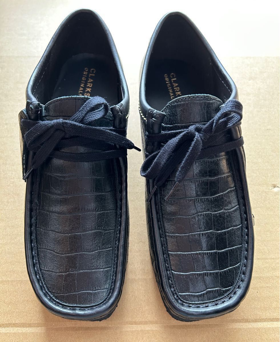 WACKO MARIA & CLARKS CROCODILE EMBOSSED LEATHER WALLABEE 25.5cm