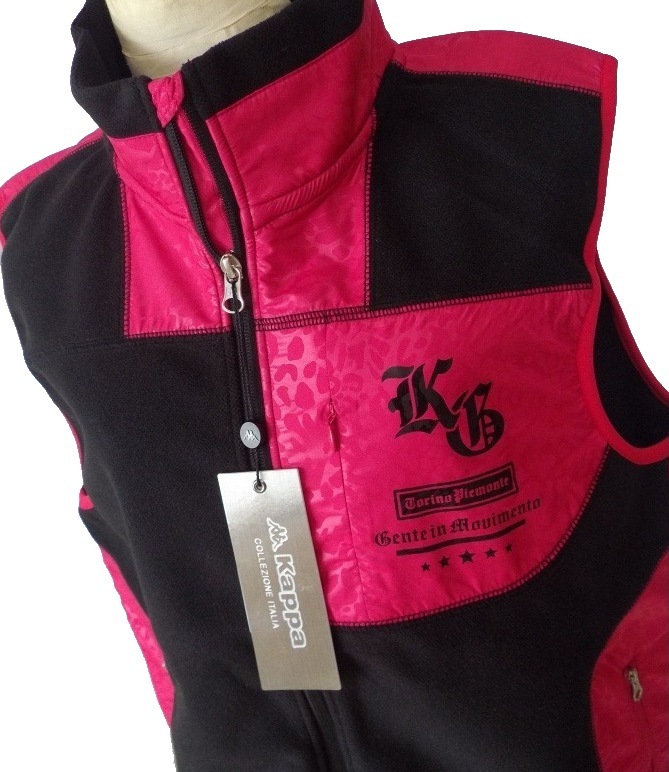 送料無料 Kappa Golf Collezione ボンディング ベスト 静電 防風 定価17,600円 SIZE:L