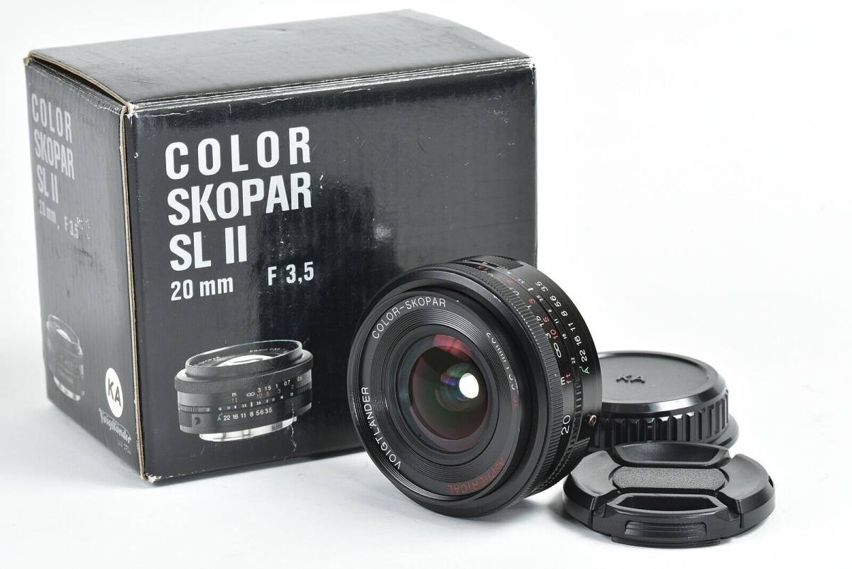 ★良品★Voigtlander フォクトレンダー COLOR-SKOPAR カラースコパー 20mm F3.5 SL II PENTAX ペンタックスKマウント♪/m58