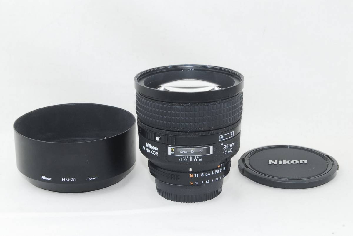 良品 Nikon ニコン Ai AF Nikkor 85mm F1 4D 人気の明るい単焦点レンズ
