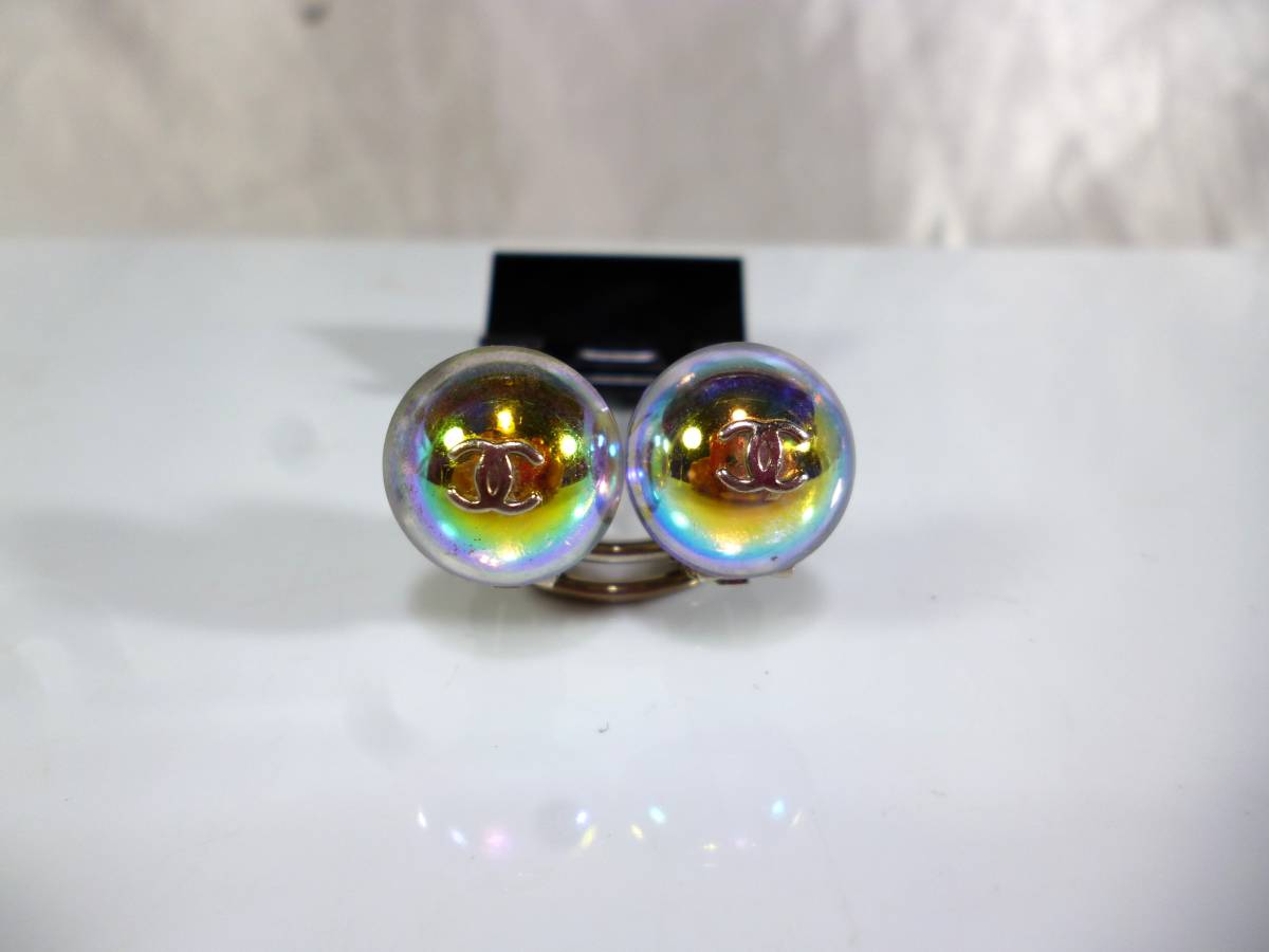 入園入学祝い 超美品★シャネル★CHANEL★ココマーク★レインボー★希少★オーロラ★サークル・ラウンド★イヤリング★刻印★箱付き イヤリング 入園入学祝い 超美品★シャネル★CHANEL★ココマーク★レインボー★希少★オーロラ★サークル・ラウンド★イヤリング★刻印★箱付き イヤリング
