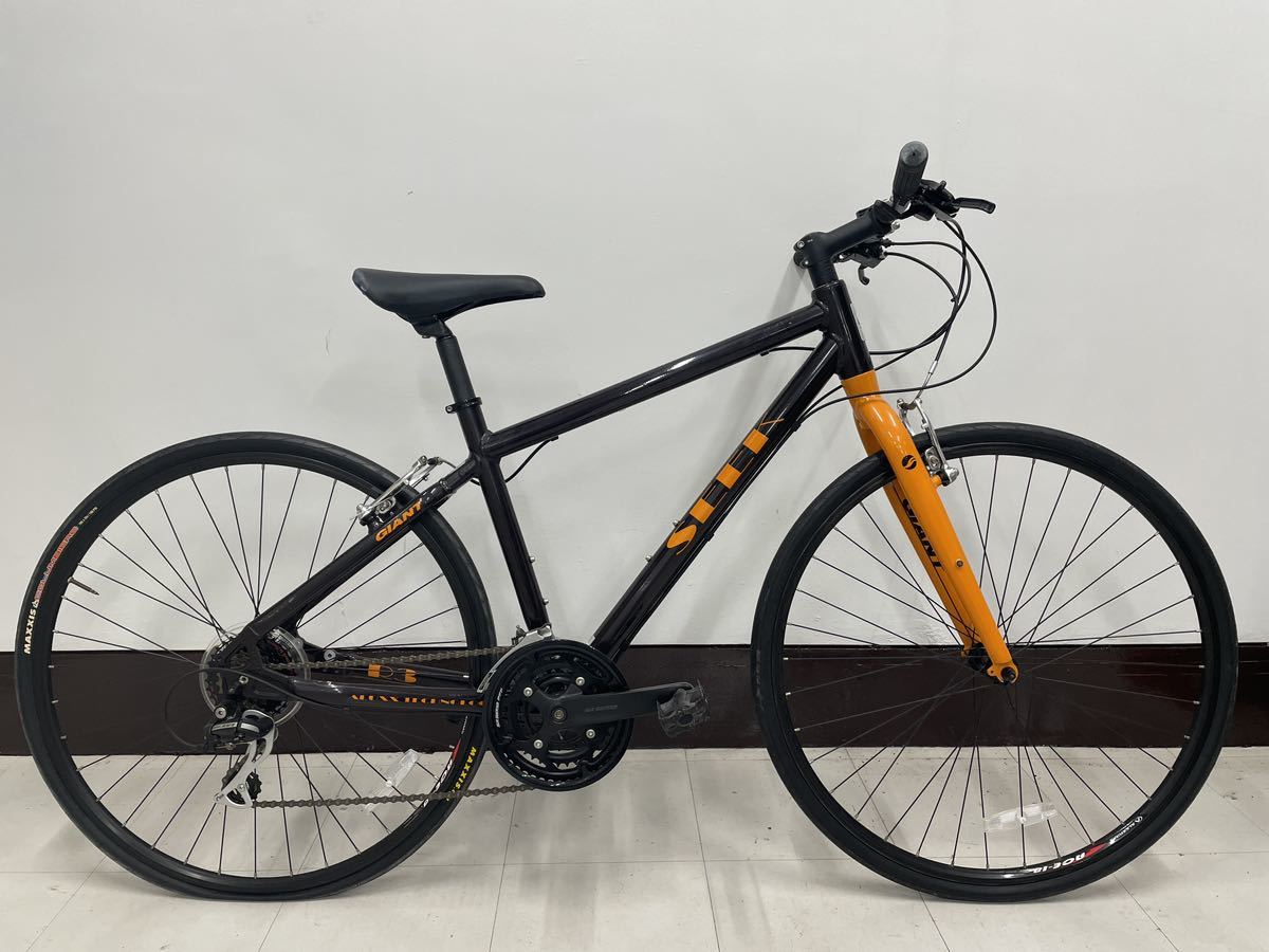 美車 GIANT SEEK R3 ジャイアント シーク M クロスバイク MTB ESCAPE 中古自転車 オレンジ_画像1