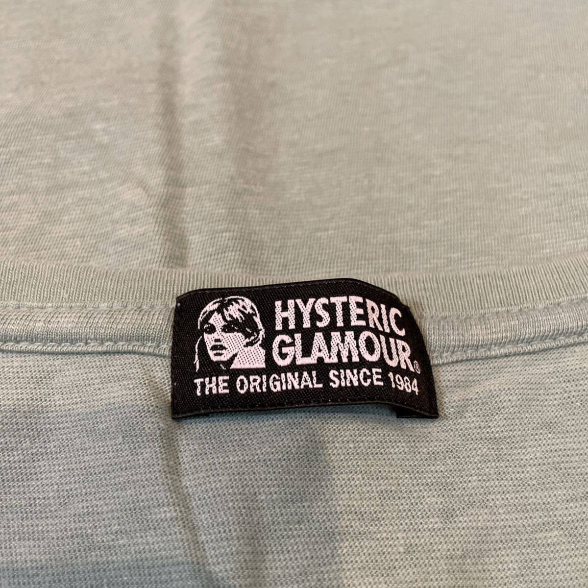 送料無料　大人気　hysteric glamour ヒステリックグラマー　半袖Tシャツ　グリーン　フリーサイズ　レディース　ベア　くま_画像4