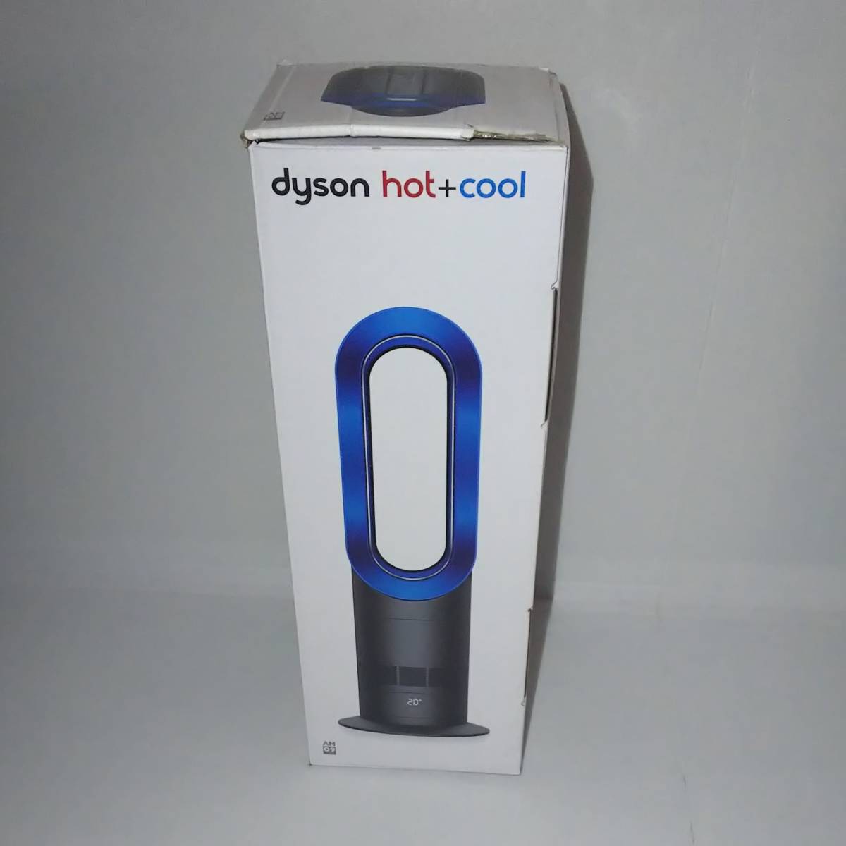 【未使用、保証有】2020年製 羽根のない扇風機 Dyson ダイソン Hot+Cool ホットクール AM09 アイアン/サテンブルー_画像1