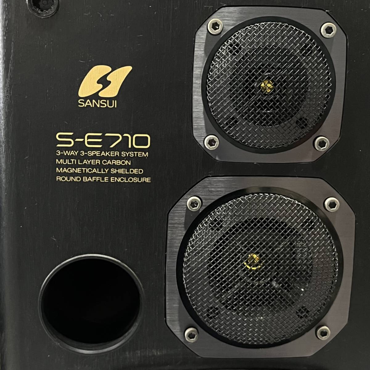 音出し確認済】SANSUI/サンスイ スピーカー ペア S-E710 3WAY 音出し確認済】SANSUI/サンスイ スピーカー ペア S-E710 3WAY
