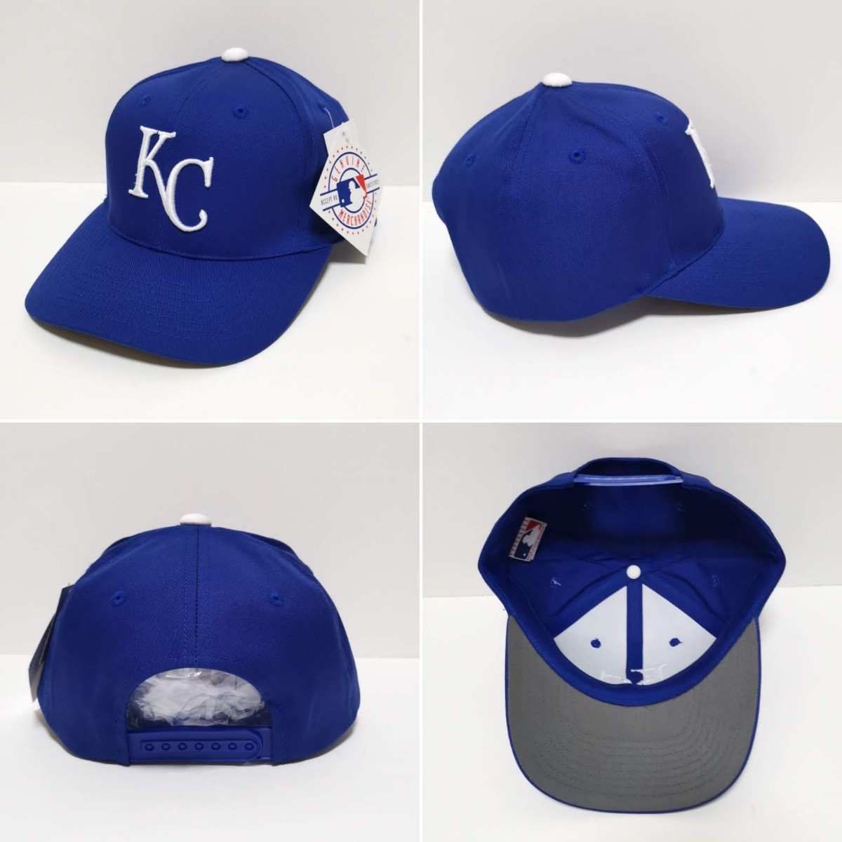 即決 90s KC KANSAS CITY カンザスシティ CAP スナップバック キャップ VINTAGE MLB_画像2
