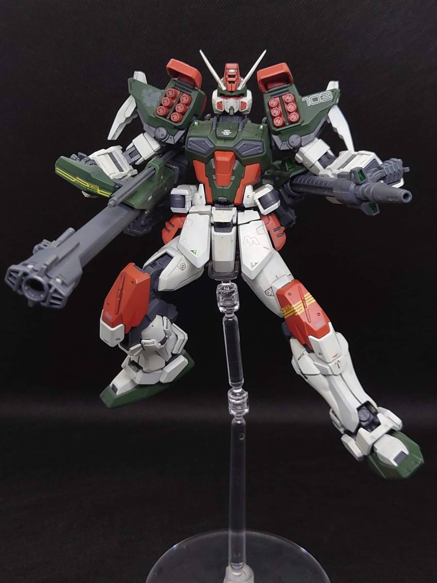 Yahoo!オークション - １/１００ MG バスターガンダム 全塗装完成品 