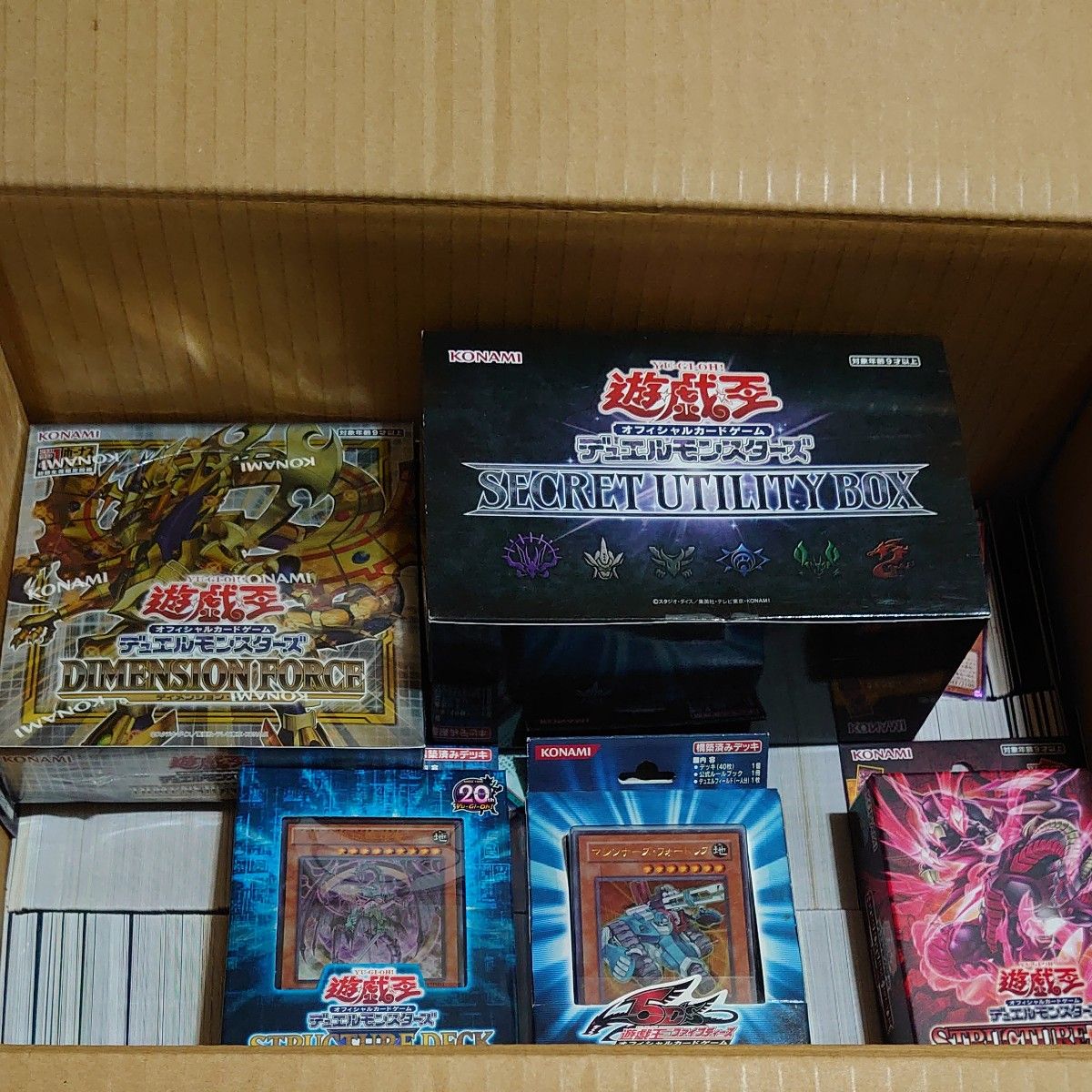 遊戯王大量日版ノーマル＆レア3000枚以上未開封BOX大量-
