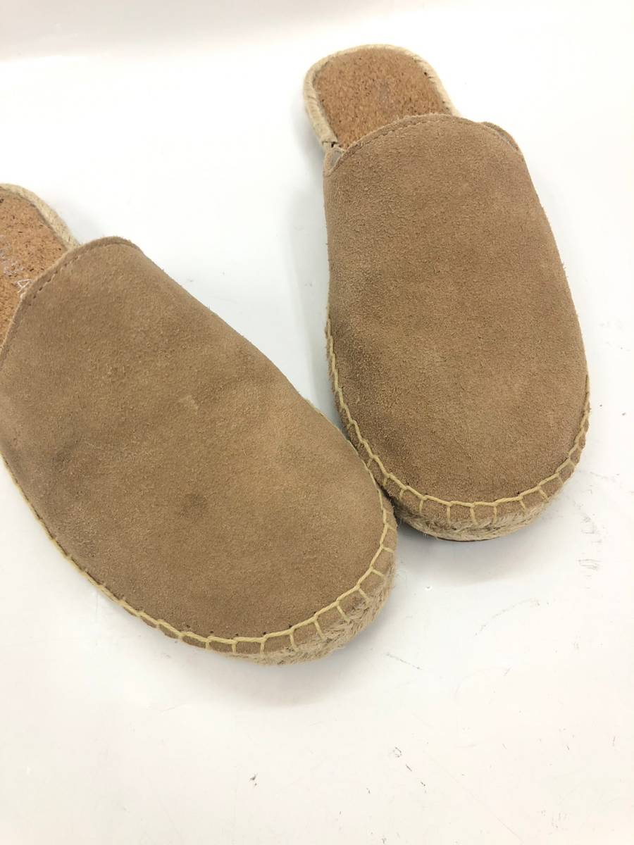 *EMU Australia sandals slip-on shoes W7(24cm) Emu Australia suede espadrille Rosella W12667 two or more successful bids including in a package OK B230705-4