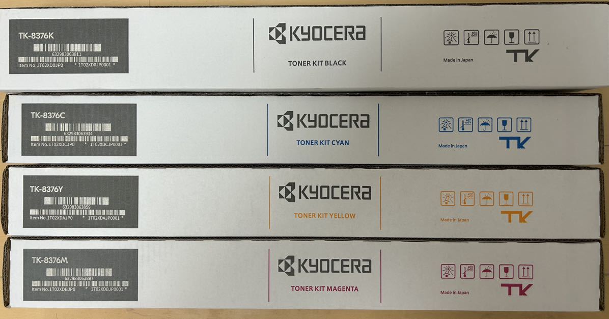 KYOCERA 京セラ 純正トナー TK-8376 KYMC 4本セット|PayPayフリマ