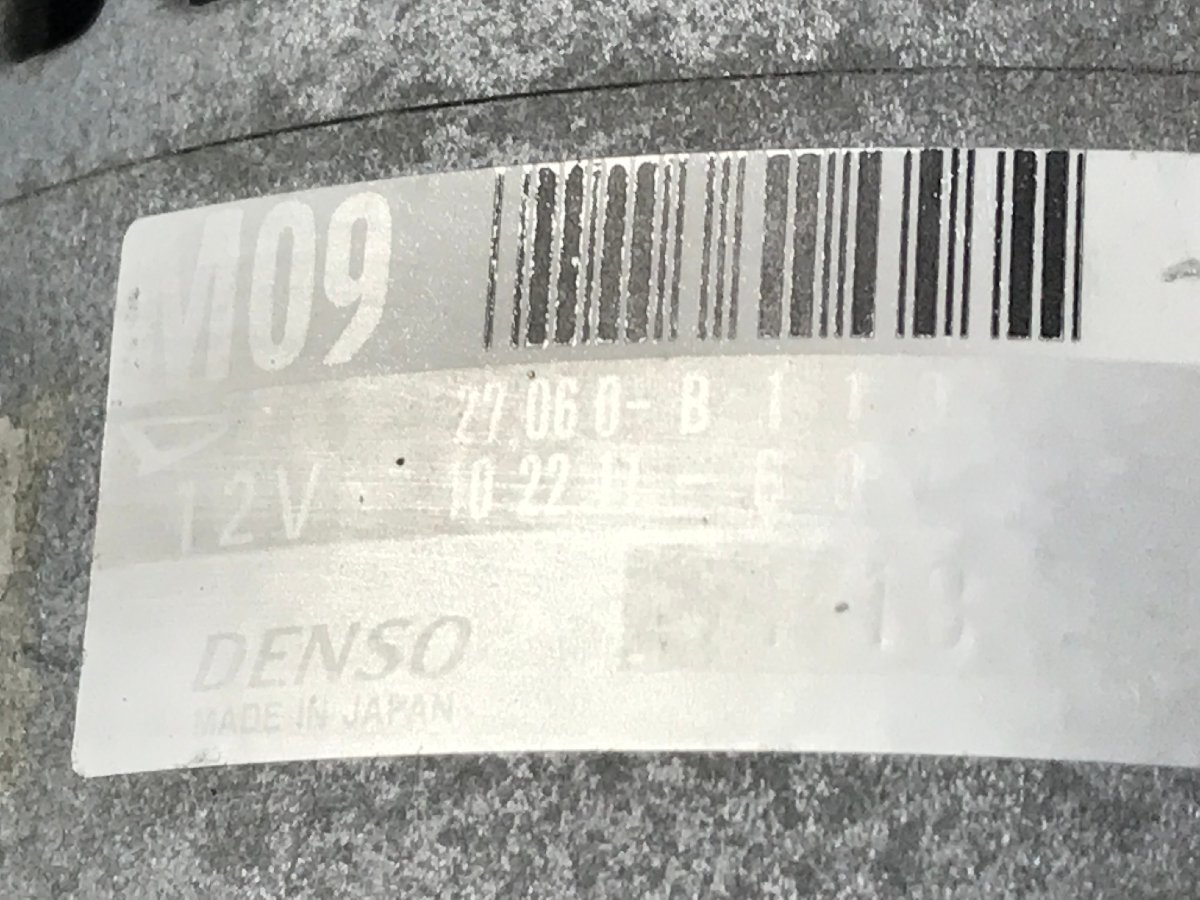 トヨタ パッソ KGC30 オルタネーター DENSO 102211-6350 走行距離:約40,000㎞ 原動機:1KR-FE 前期 [I-146]_画像5