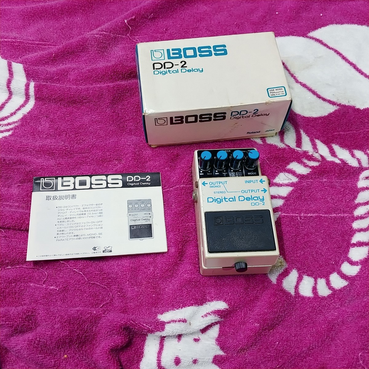 BOSS DD-2 Digital delay デジタルディレイエフェクター 動作など