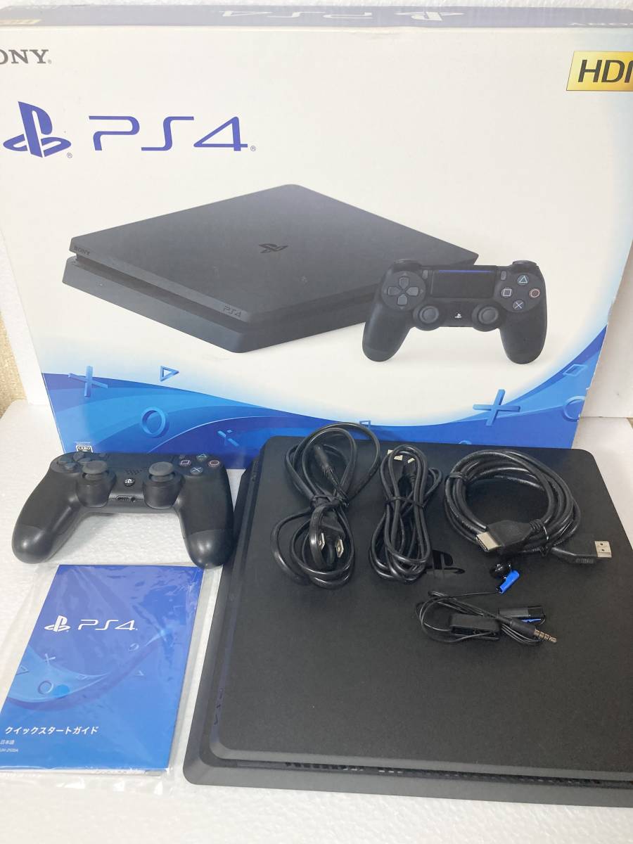 美品】動作確認済み/付属品完備 PlayStation 4 ジェット・ブラック