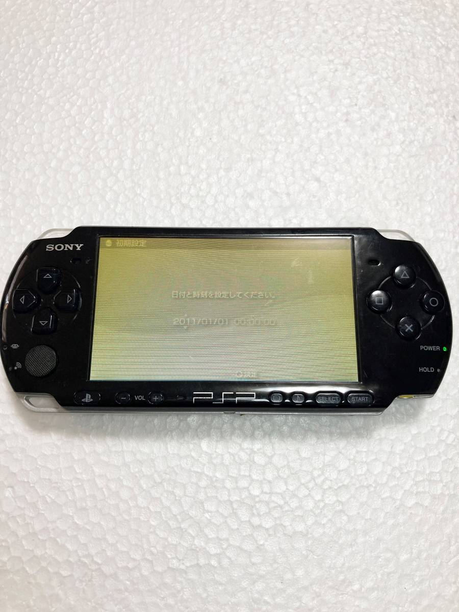 動作確認済み　PSP「プレイステーション・ポータブル」 ピアノ・ブラック(PSP-3000PB)　②