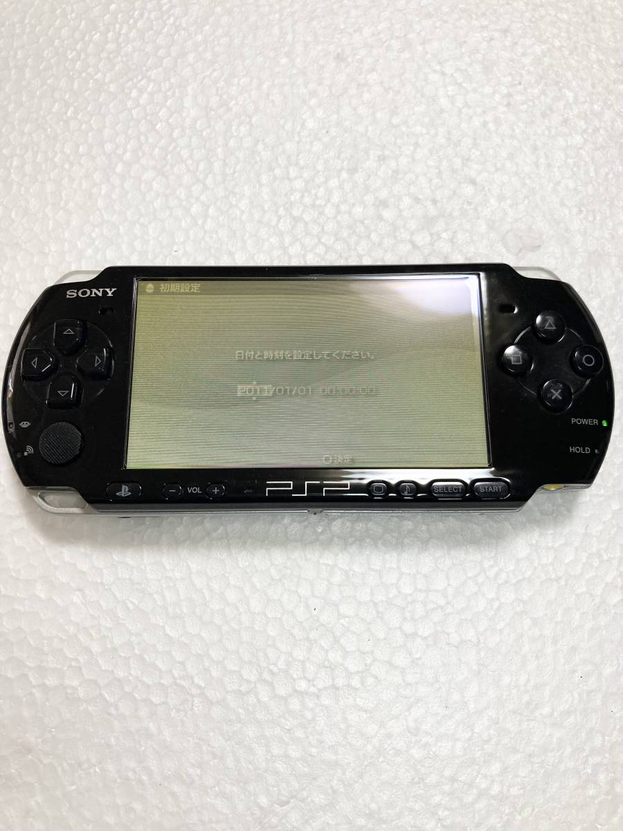 動作確認済み　PSP「プレイステーション・ポータブル」 ピアノ・ブラック(PSP-3000PB)　③