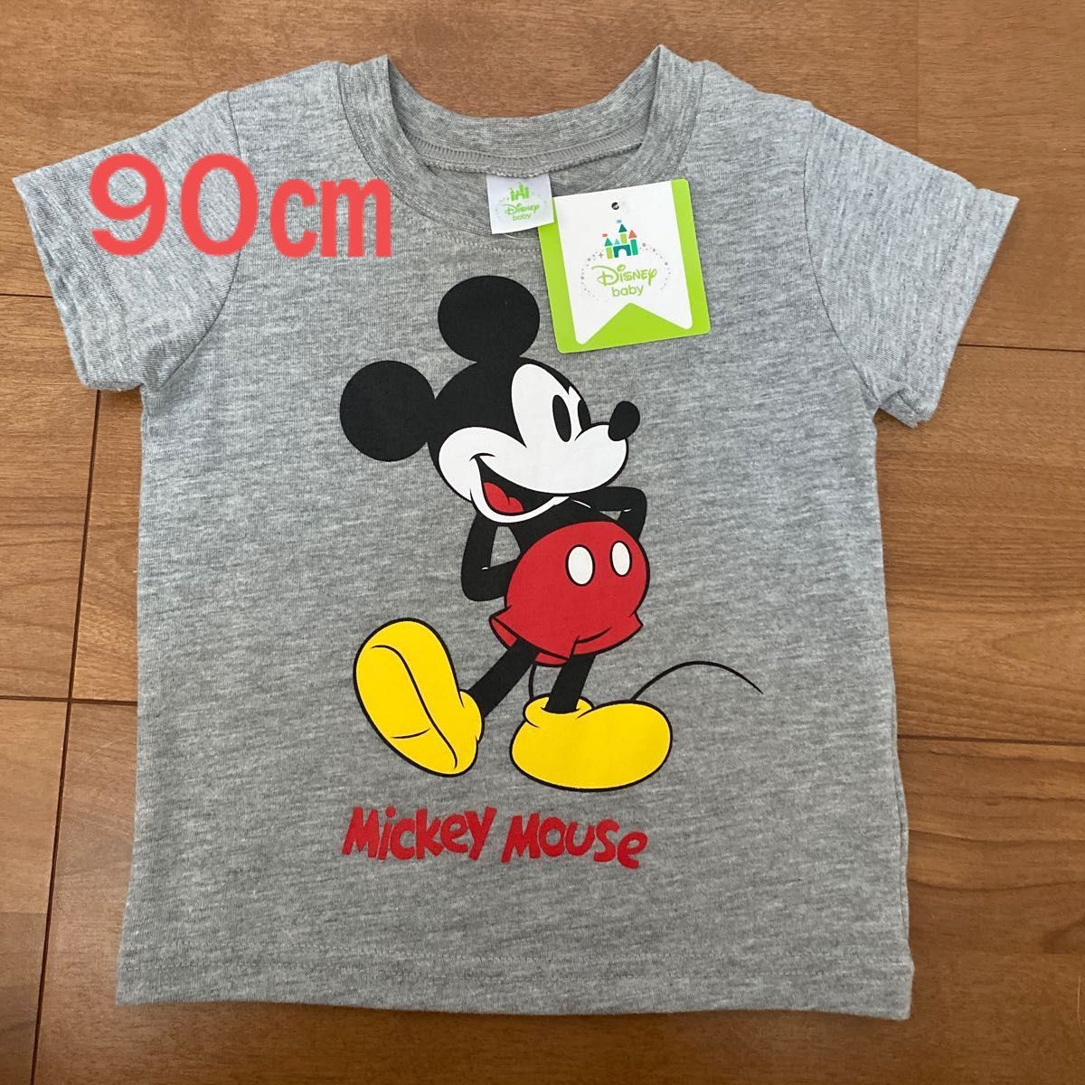 ミッキーマウス 半袖Tシャツ 男の子 女の子 サイズ90センチ 新品未使用 即日発送 ディズニー