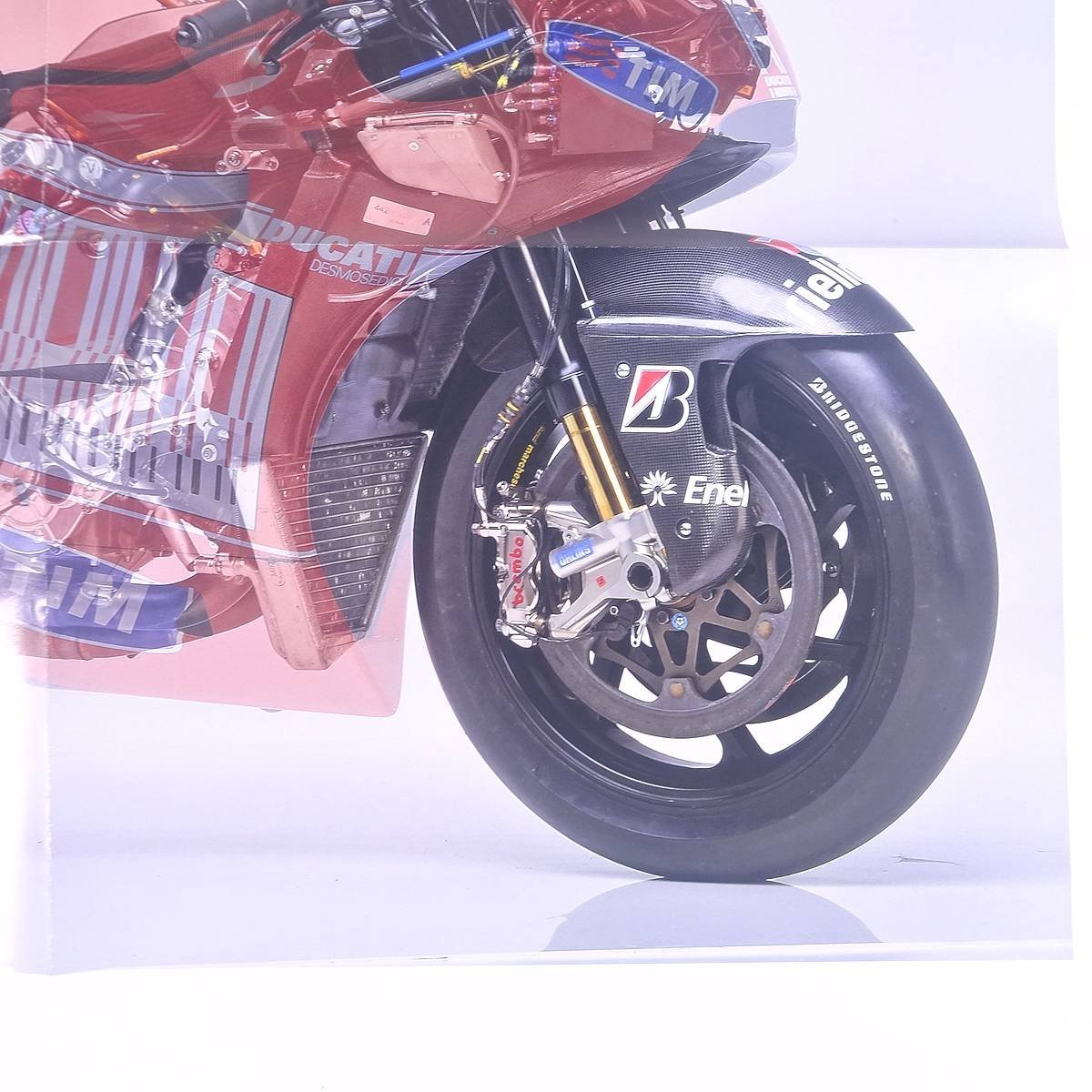 【ポスター1枚】 2010 ドゥカティ・デスモセディチ GP10 サイズ・42cm×59cm 雑誌付録(ライディングスポーツ) バイク オートバイの画像6