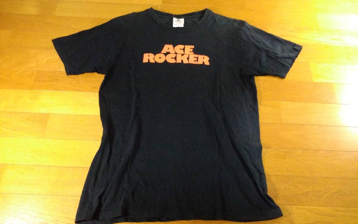 ザ・クロマニヨンズ ACE ROCKER Tシャツ SIZE:M 黒 送料215円～_画像1