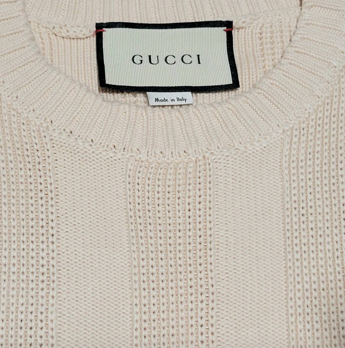  prompt decision free shipping regular price 15 ten thousand jpy degree 21AW GUCCI Gucci Inter locking GG Logo knitted sweater have been cleaned 