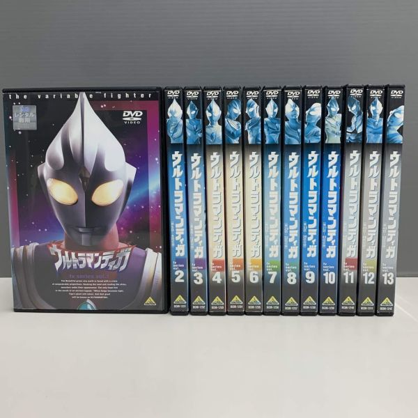 ウルトラマンティガ 全13巻セット レンタル落ちDVD ケース交換済み